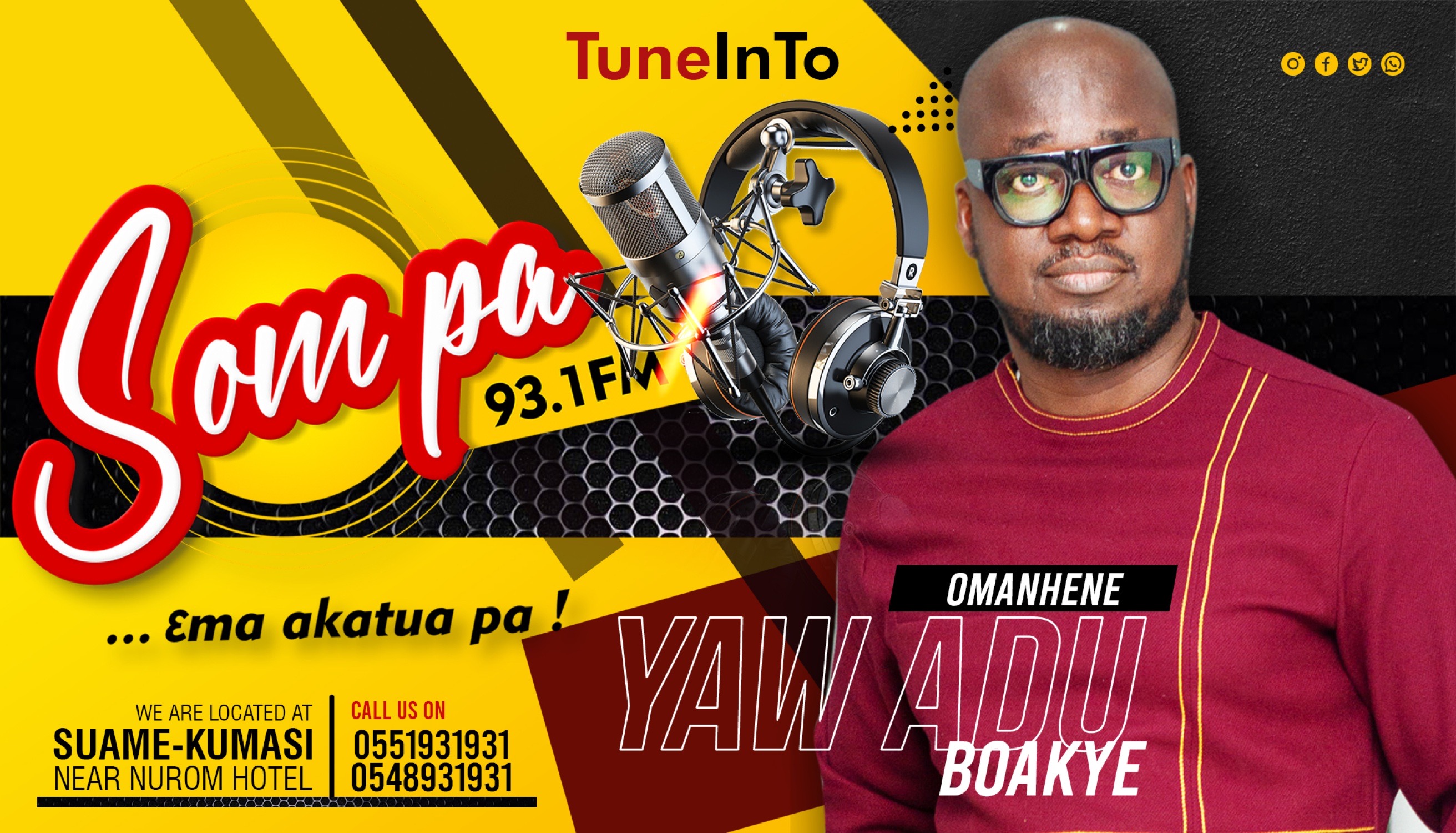 Listen Omanhene on Sompa 91.3 FM