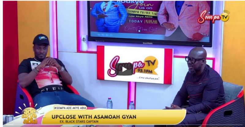 ONE ON ONE WITH ASAMOAH GYAN ON SOMPA TV/FM