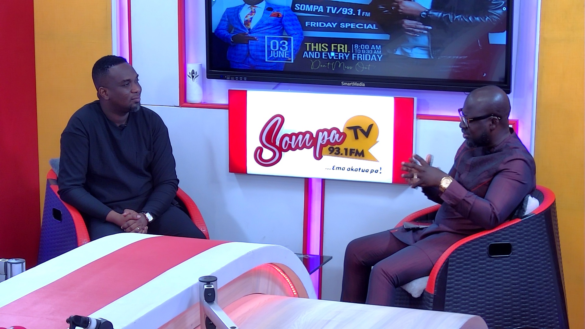 Gospel Artist, Joe Mettle shares life in the gospel ministry with Omanhene Adu BOakye On Sompa TV