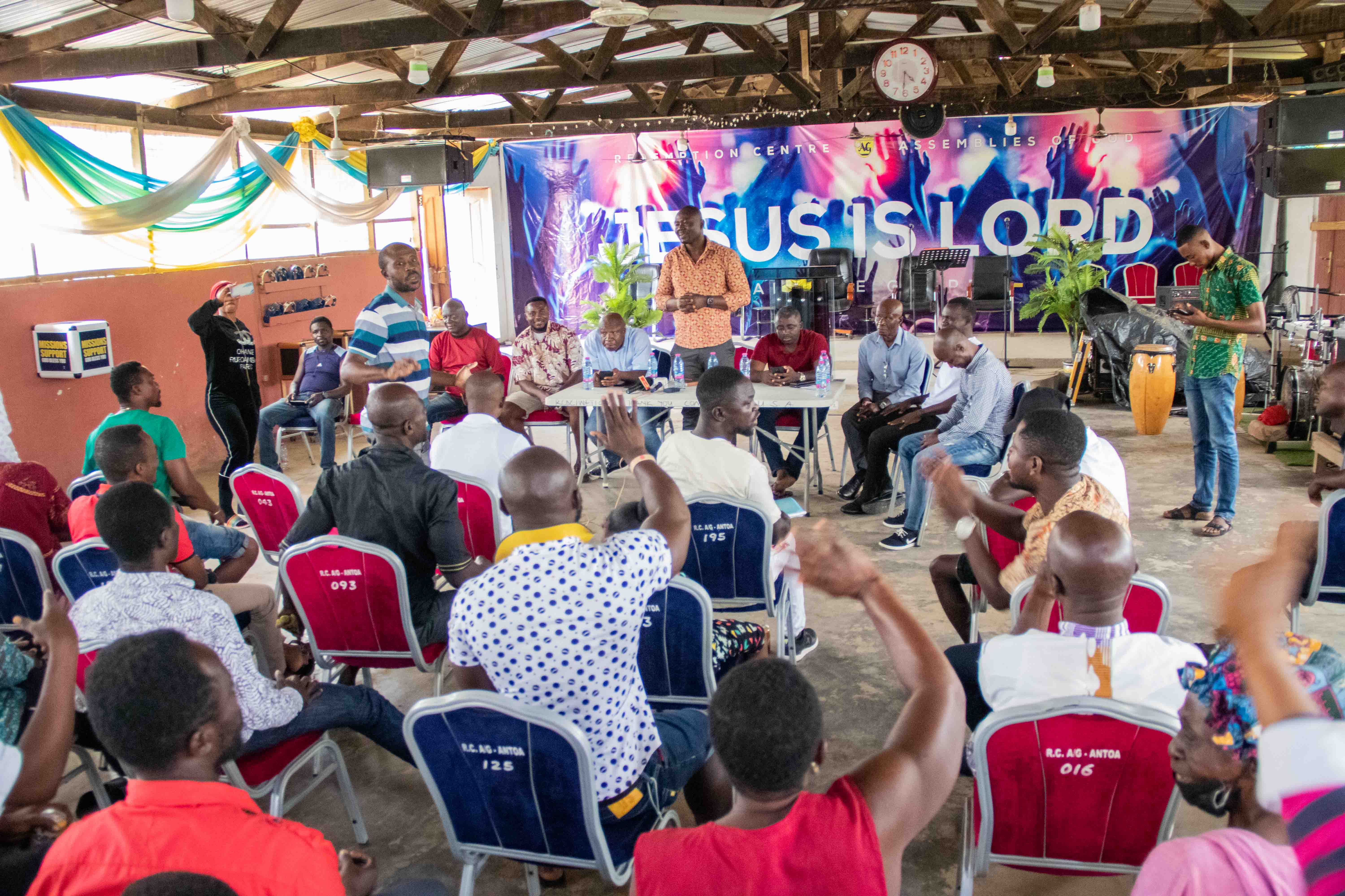 NPP Regional and Constituency Delegates meet with Angry youth of Antoa