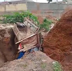 Thunderstorm Triggers Landslide at Akokora Kwadwo in Sunyani