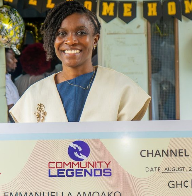 Dr Amoako receives GH¢10k, home appliances after winning Channel One Community Legends
