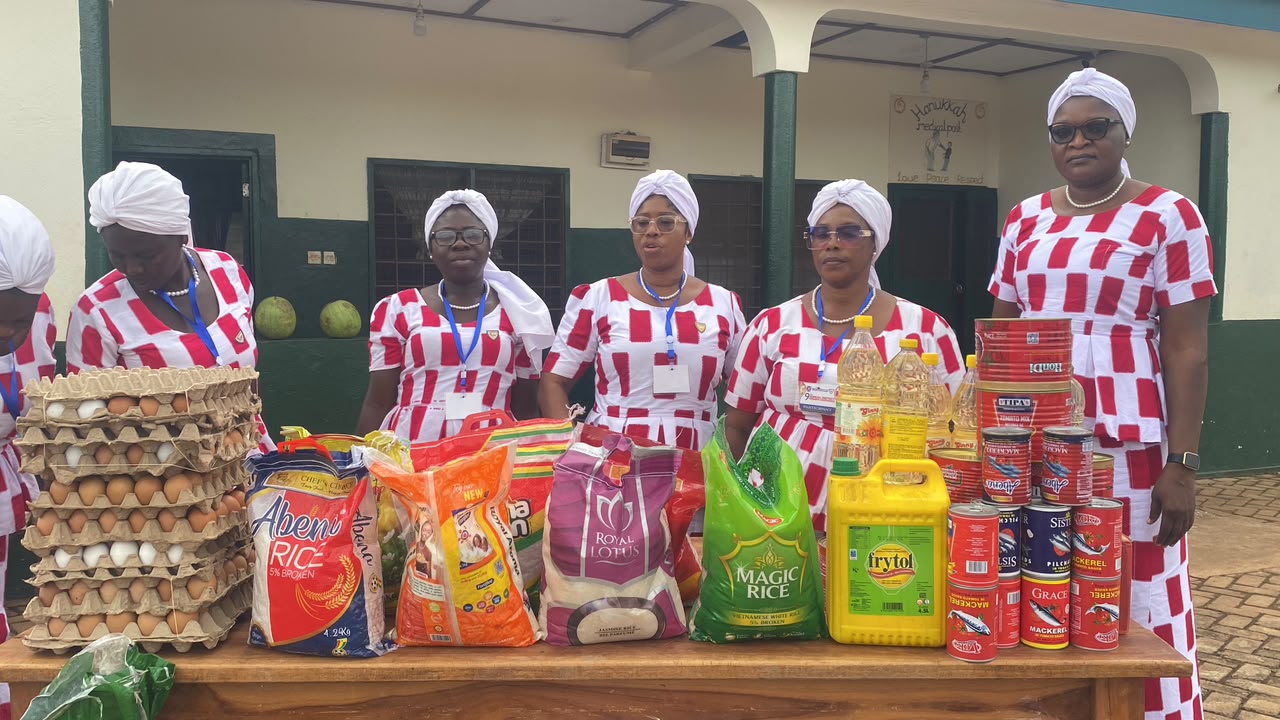 Fiapre District Presby women donate food items to Hanukah Children Home