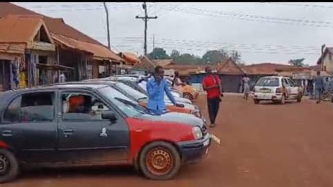 Adankwame: Taxi Drivers Clash With Pragia Riders Over Takeover Of 30-Year-Old Lorry Station
