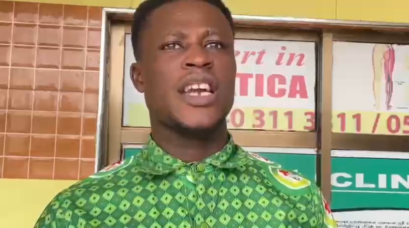 Health Consultant unhappy about reckless driving on Sunyani Teaching Hospital Road