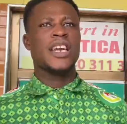 Health Consultant unhappy about reckless driving on Sunyani Teaching Hospital Road