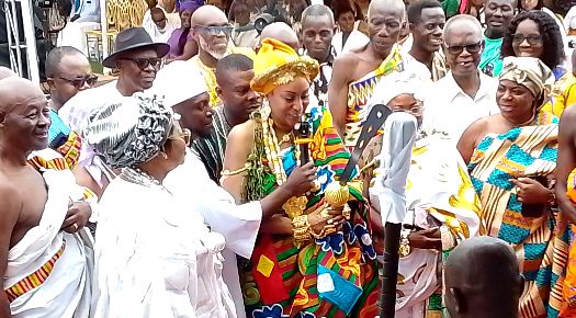 "My Enstoolment Not a Title to Wear but a Call to Serve”— Barack Obama's Former Personal Assistant Installed Odonase Mpuntuhemaa Pledges ‎